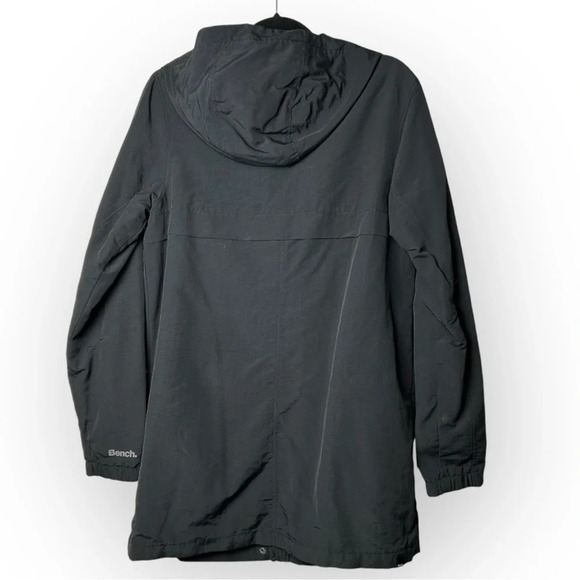 Bench Black Hooded Zip Up Jacket L - Picture 2 of 6